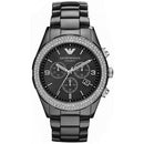 Emporio Armani Ar1455 dameur Chronograph Ceramica Crystal sort
