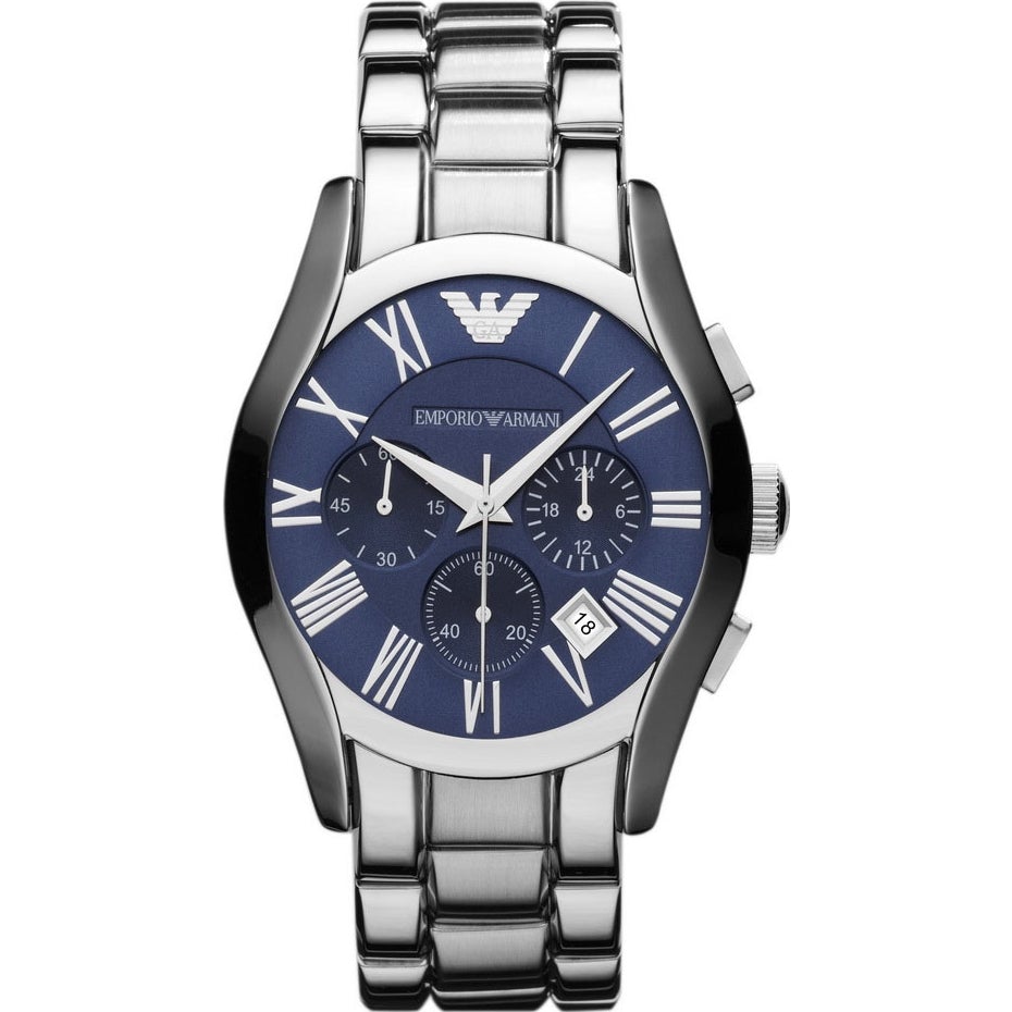 Emporio Armani Ar1635 Men S blå Chronograph ur