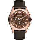 Emporio Armani Ar1701 Men S Chronograph ur med roseguld PVD-belægning