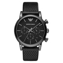 Emporio Armani Ar1737 Men S sort Chronograph ur
