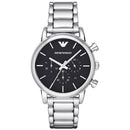 Emporio Armani Ar1853 Men S sølv Chronograph ur