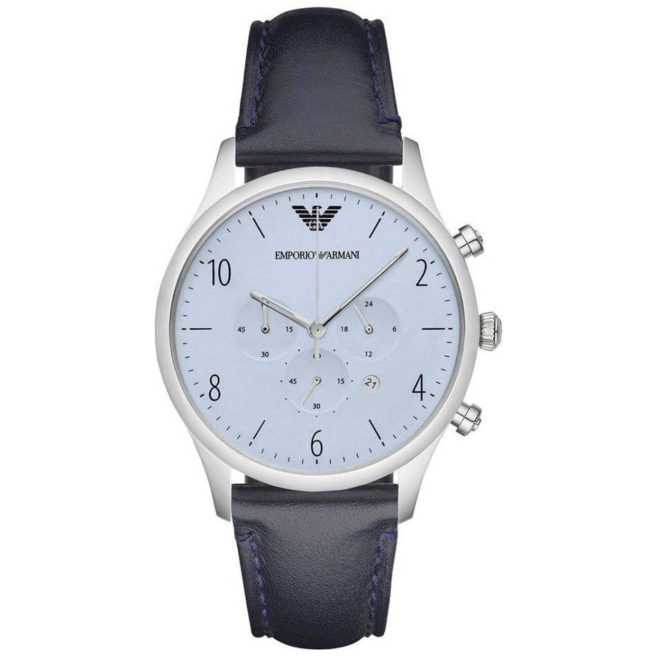 Emporio Armani Ar1889 Men S Chronograph blåt ur