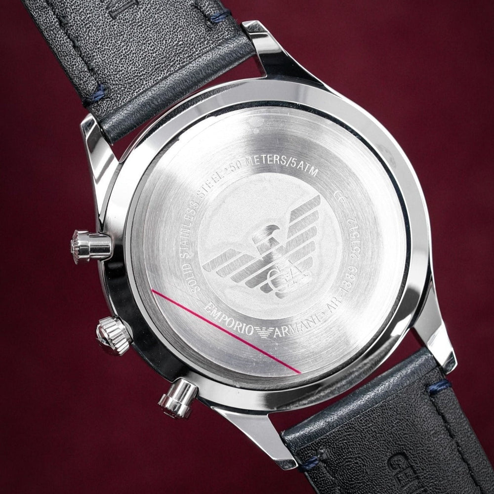 Emporio Armani Ar1889 Men S Chronograph blåt ur