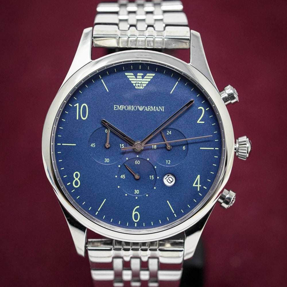 Emporio Armani Ar1942 Men S Chronograph stål ur