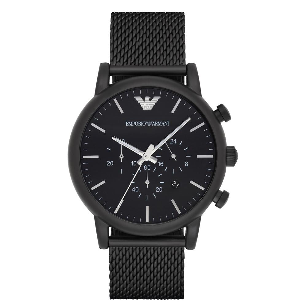 Emporio Armani Ar1968 Men S sort Chronograph ur