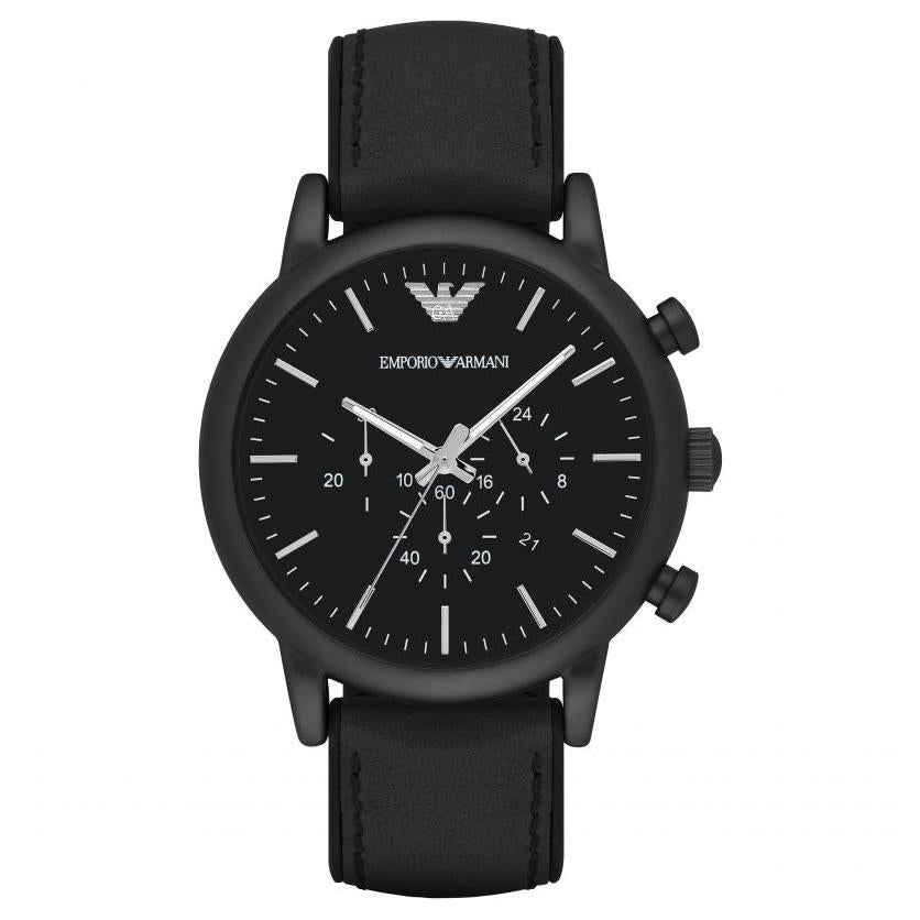 Emporio Armani Ar1970 Men S Luigi sort Chronograph ur