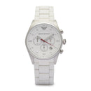 Emporio Armani Ar5867 dameur hvid Chronograph