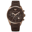 Emporio Armani Ar5891 dameur Chronograph brun