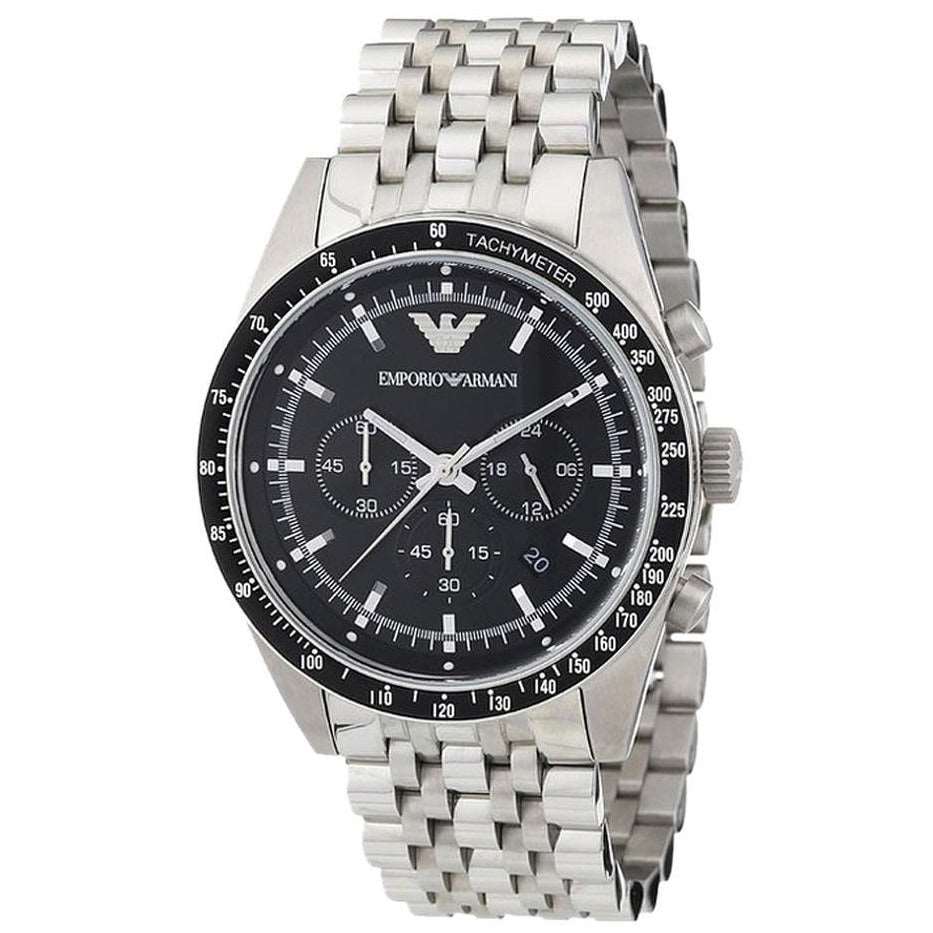 Emporio Armani Ar5988 Men S Tazio Chronograph stål ur