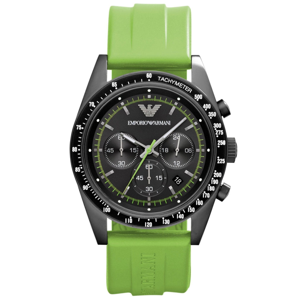Emporio Armani Ar6115 Men S Sportivo Chronograph grønt ur