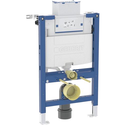 Indbygningscisterne Duofix Omega lav/top-front for væghængt toilet, højdeindstillelig - Geberit