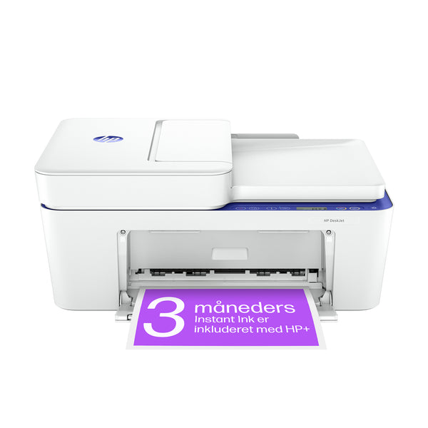 HP DeskJet 4230e Trådløst All-in-One Farve Printer, Instant Ink  Kopimaskine, scanner