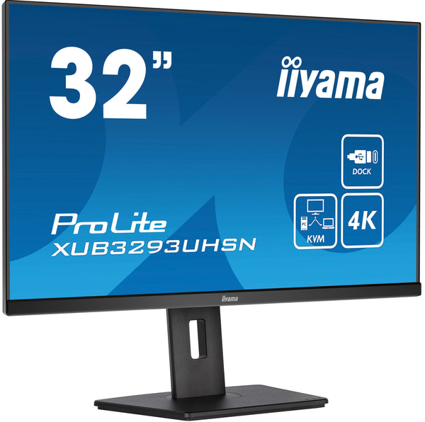 iiyama ProLite XUB3293UHSN-B5 32 IPS 3840 x 2160 (4K) HDMI DisplayPort USB-C 60Hz