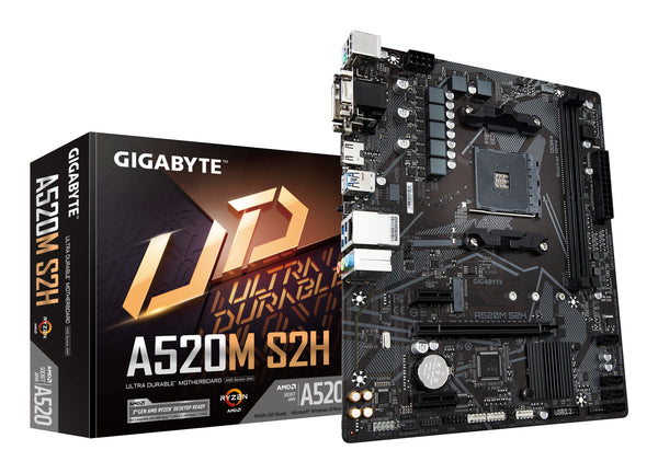 Gigabyte A520M S2H Micro-ATX  AM4 AMD A520