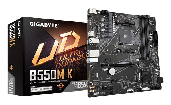 Gigabyte B550M K Micro-ATX  AM4 AMD B550