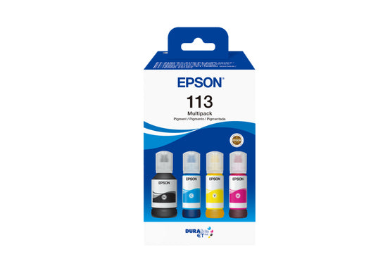 Epson 113 Multipack Sort Gul Cyan Magenta Blækrefill