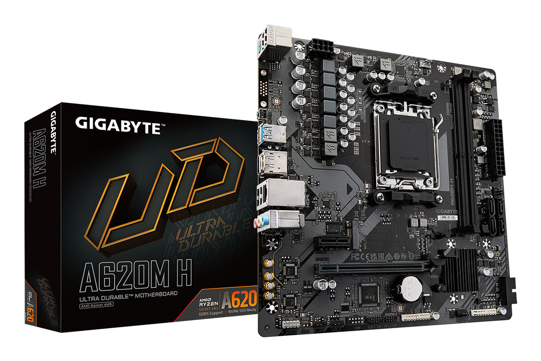 Gigabyte A620M H Micro-ATX  AM5 AMD A620