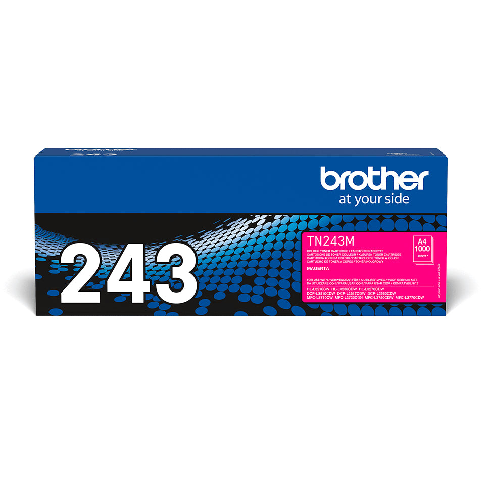 Brother TN 243M Magenta 1000 sider Toner