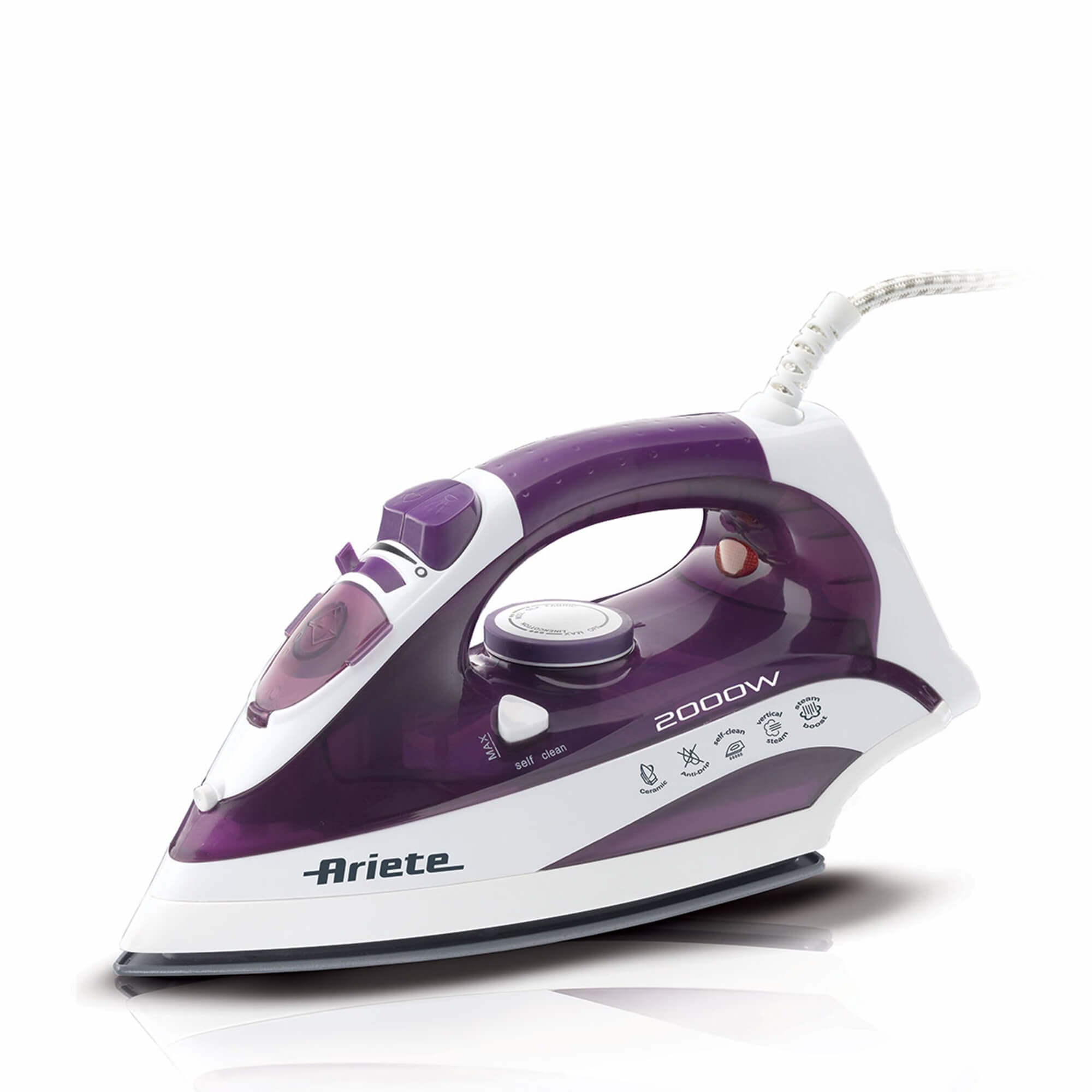 Ariete 6235 Dampstrygejern 2000W Lilla Hvid