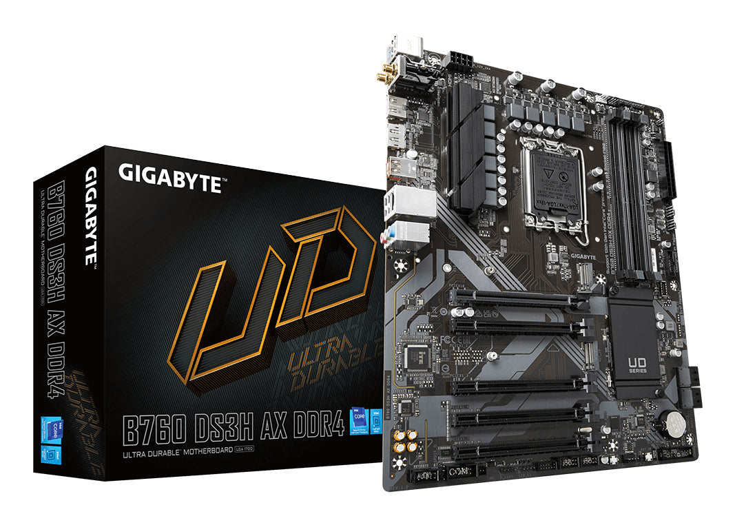 Gigabyte B760 DS3H DDR4 ATX LGA1700 sokkel Intel B760