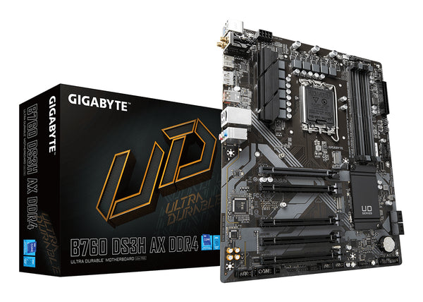 Gigabyte B760 DS3H DDR4 ATX LGA1700 sokkel Intel B760
