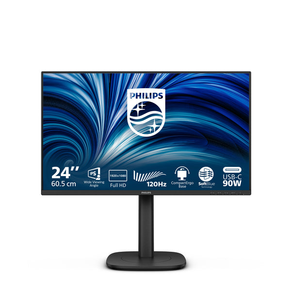 Philips 3000 series 24B2U3301/00 computerskærm 60,5 cm (23.8) 1920 x 1080 pixel Fuld HD LCD Sort
