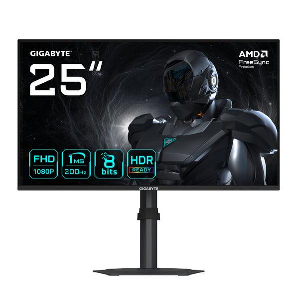 GIGABYTE G25F2 computerskærm 62,2 cm (24.5) 1920 x 1080 pixel Fuld HD LED Sort
