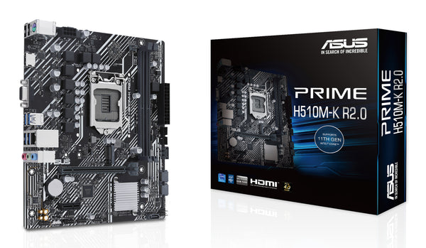 ASUS H510M-K R2.0 Micro-ATX LGA1200 sokkel Intel H470