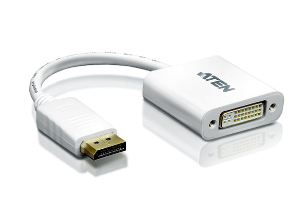ATEN Adapter DisplayPort han -> DVI-D hun Hvid