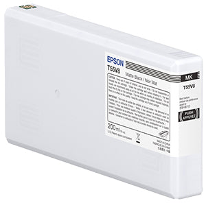 Epson T55W8 Mat sort Blæk