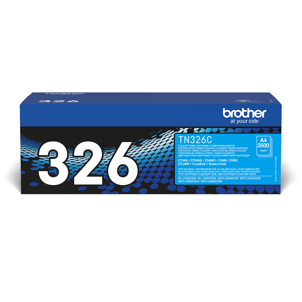 Brother TN 326C Cyan 3500 sider Toner