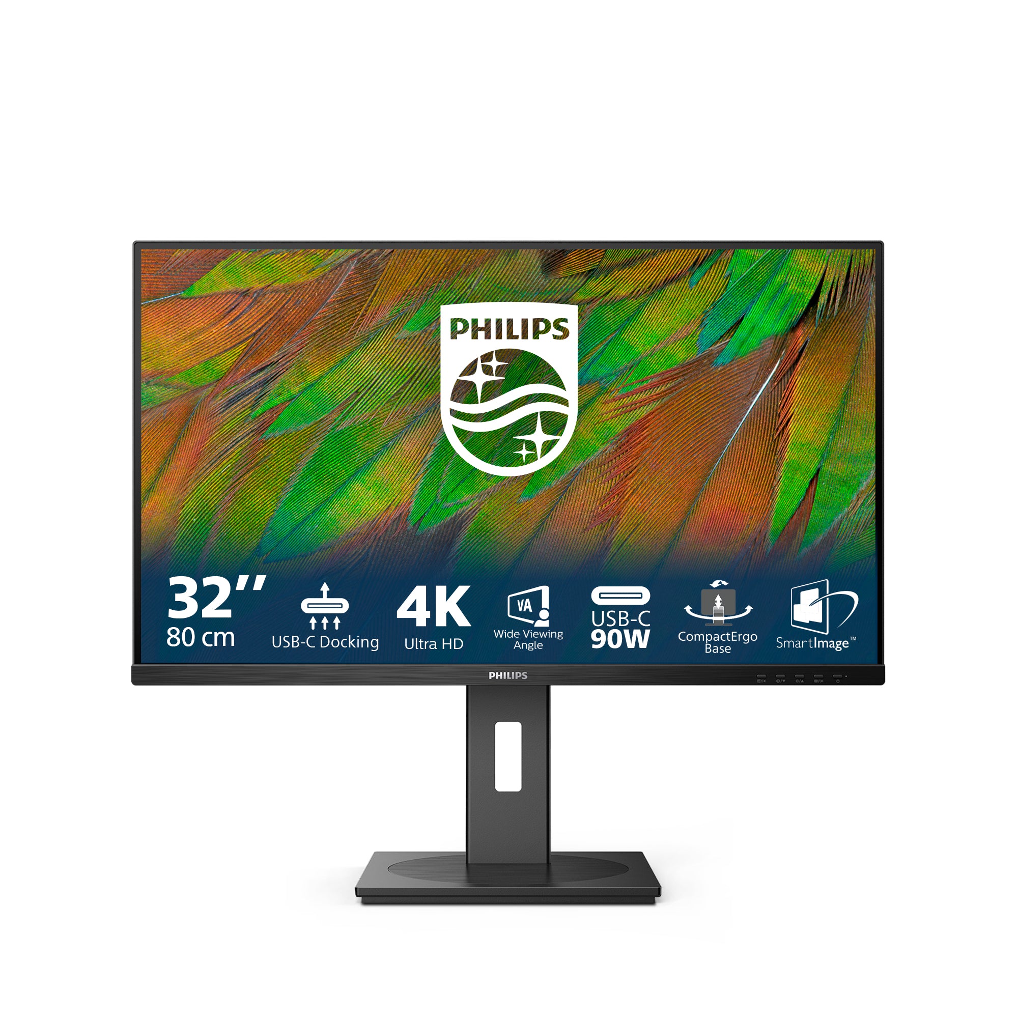 Philips 32B1U3900 32 VA 3840 x 2160 (4K) HDMI DisplayPort USB-C 60Hz