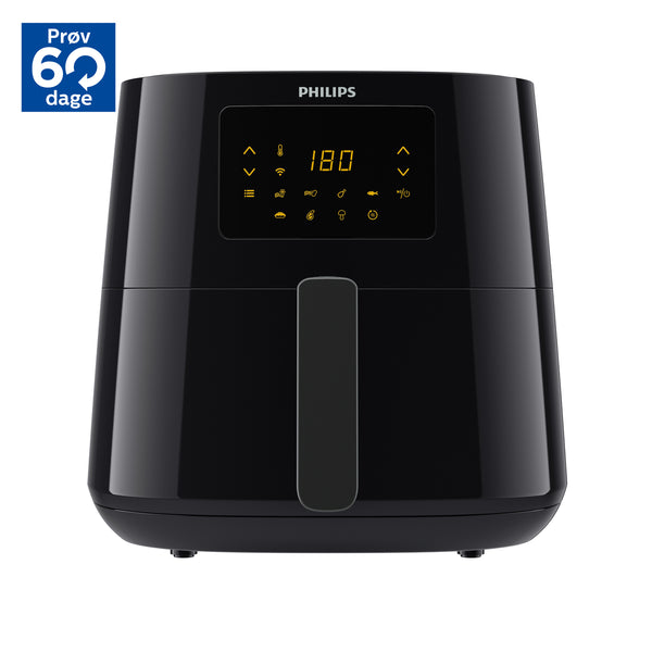 Philips Essential HD9280 Airfryer XL Airfryer 2kW Mørk sølv/sort