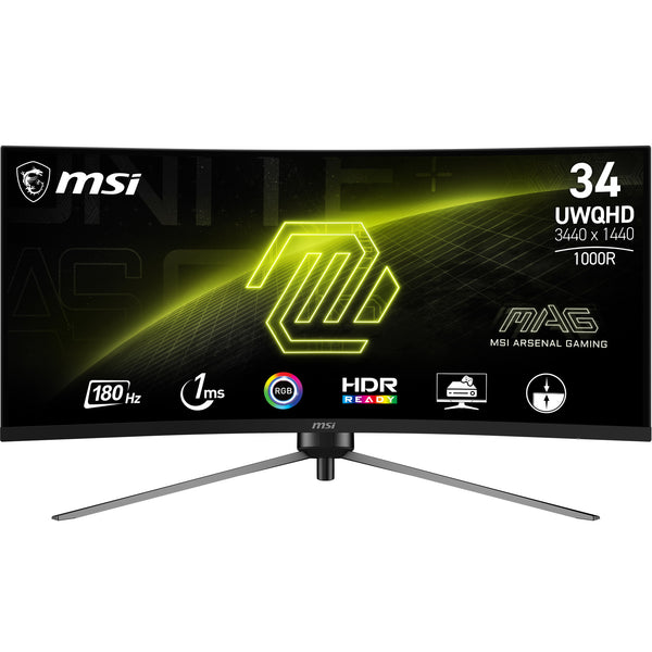 MSI MAG 345CQRDE 34 VA 3440 x 1440 (UltraWide) HDMI DisplayPort 180Hz