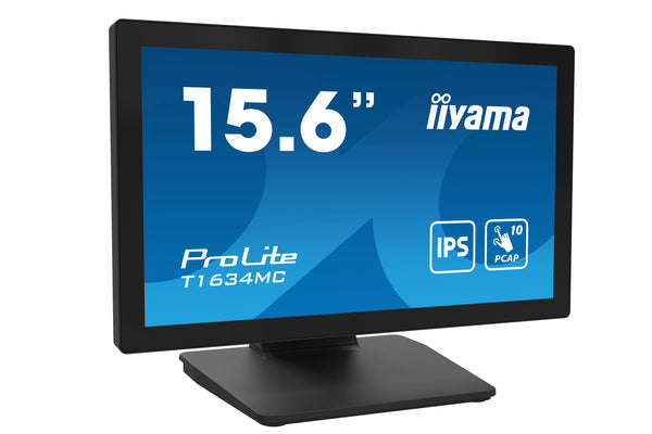 iiyama ProLite T1634MC-B1S 15.6 IPS 1920 x 1080 (Full HD) VGA (HD-15) HDMI DisplayPort 60Hz