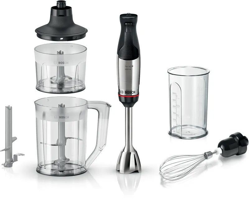 Bosch Serie 6 MSM6M652 blender 1,3 L Blender til madlavning 1000 W Sort, Rustfrit stål