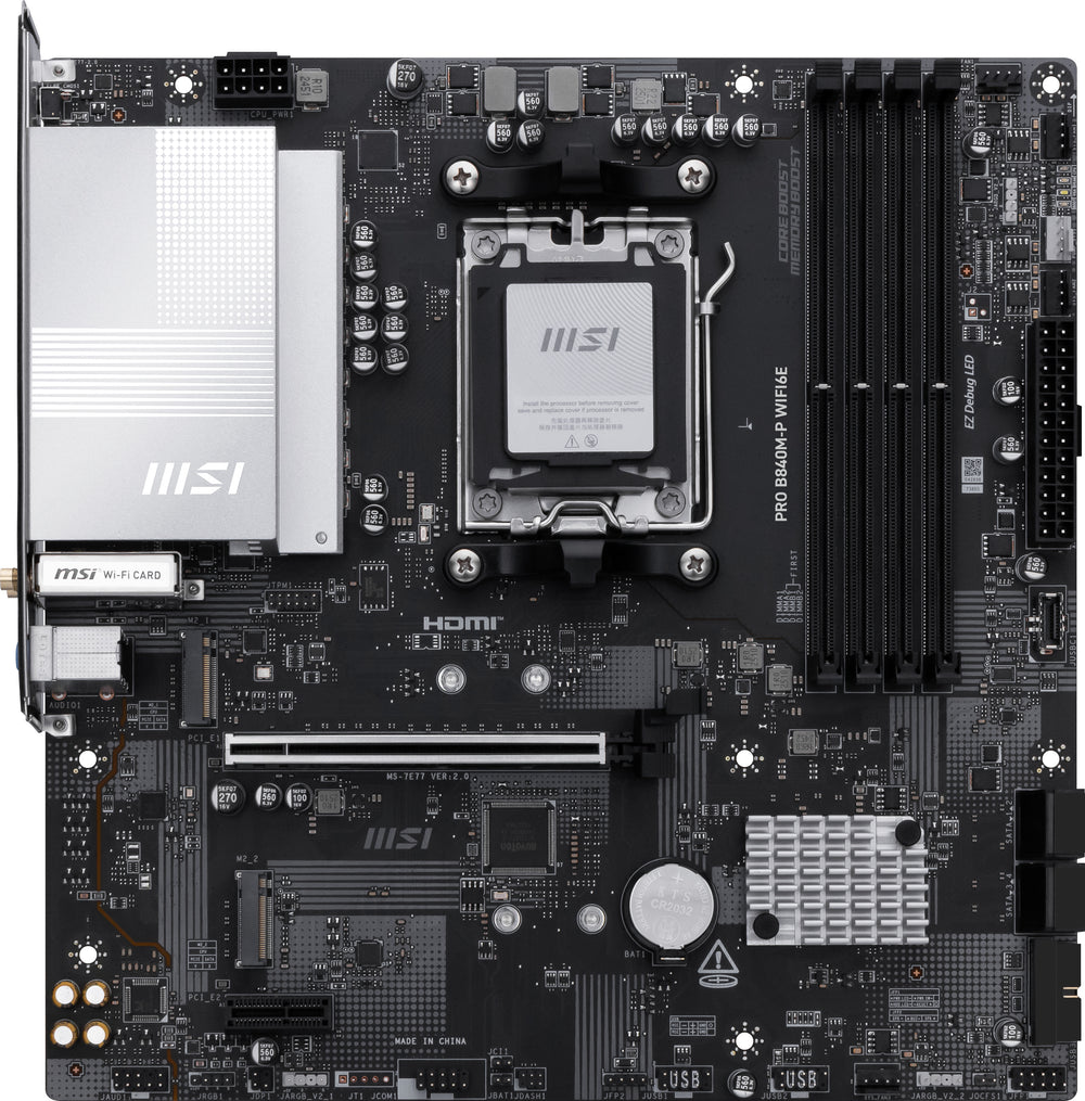 MSI Pro B840M-P WiFi6E mATX AM5