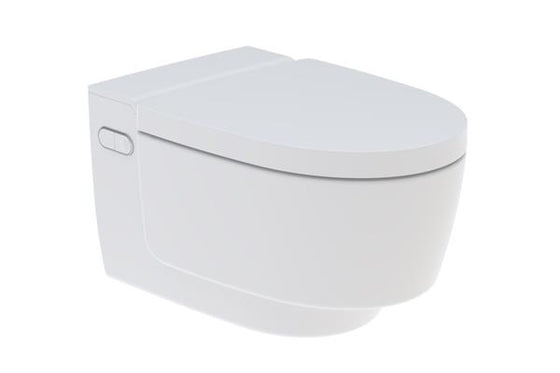 Væghængt douche-toilet med TurboFlush, tørrefunktion, siddehøjde 440 mm, hvid - Geberit