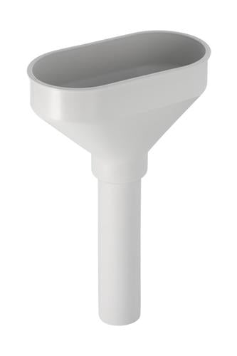 Drypkop oval 40 mm hvid til VVS, 1 stk - Geberit
