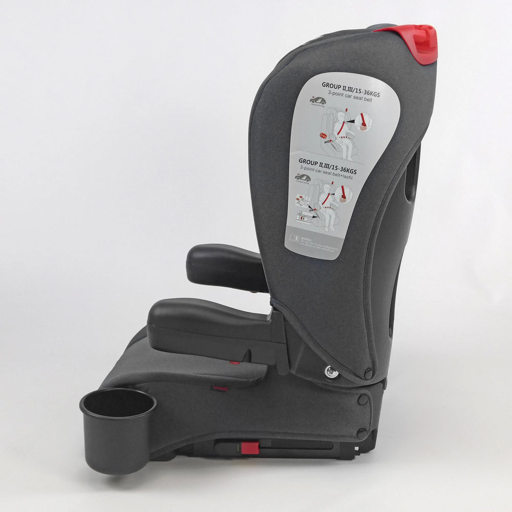 Autostol 15 Til 36 Kg. – Easyfix, Grå – Asalvo