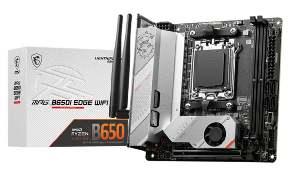 MSI MPG B650I EDGE WIFI Mini ITX  AM5 AMD B650