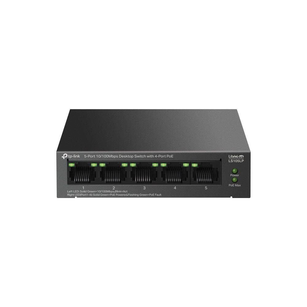 TP-Link LiteWave LS105LP V1 Switch 5-porte Fast Ethernet PoE