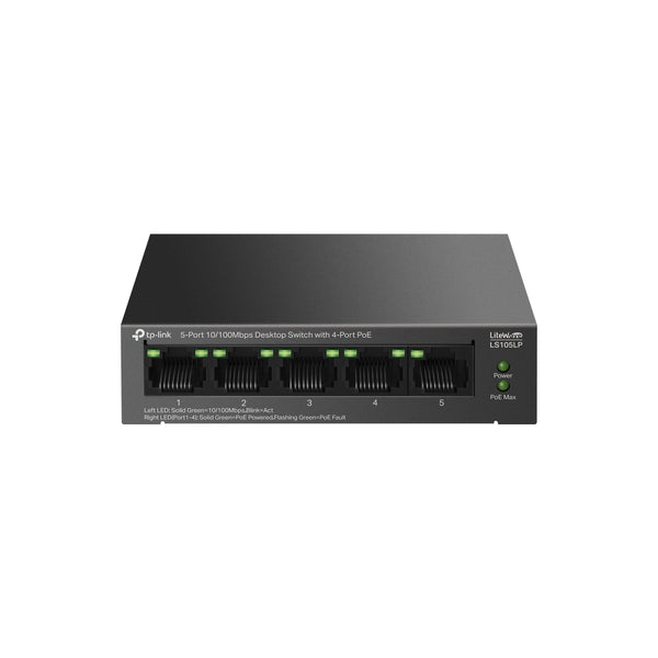 TP-Link LiteWave LS105LP V1 Switch 5-porte Fast Ethernet PoE