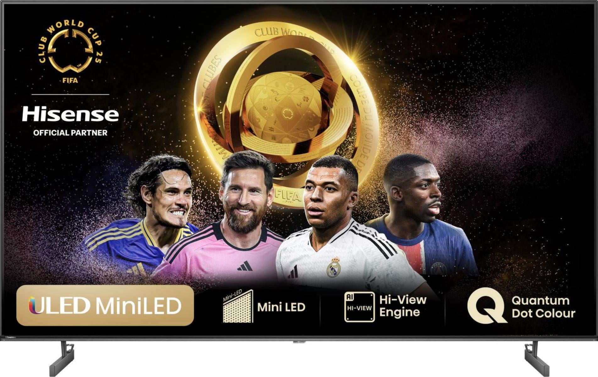Hisense 75U6NQ 75 4K UHD (2160p) Sort Mørkegrå