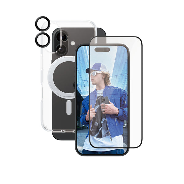 CARE by PanzerGlass Beskyttelsescover Gennemsigtig Apple iPhone 16