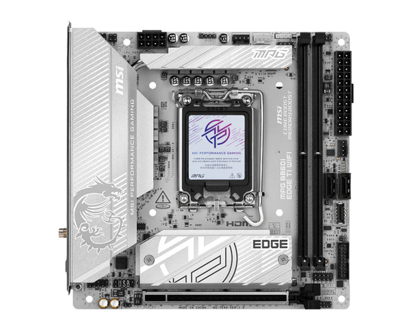 MSI MPG B860I EDGE TI WIFI bundkort Intel B860 LGA 1851 (Socket V1) mini ITX