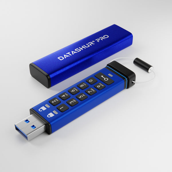 iStorage datAshur PRO 64GB USB 3.0 USB stick Blå