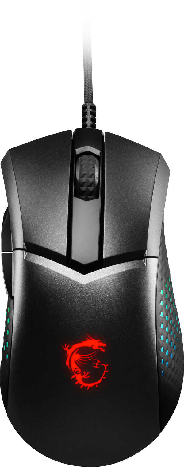 MSI Clutch GM51 Optisk Kabling Sort