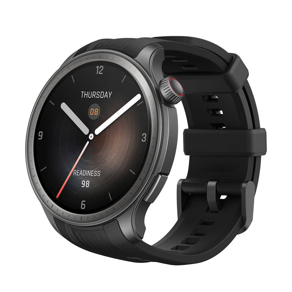 Amazfit Balance 3.81 cm (1.5&quot ) AMOLED 46 mm Digital 480 x 480 pixels Touchscreen Black Wi-Fi GPS (satellite)