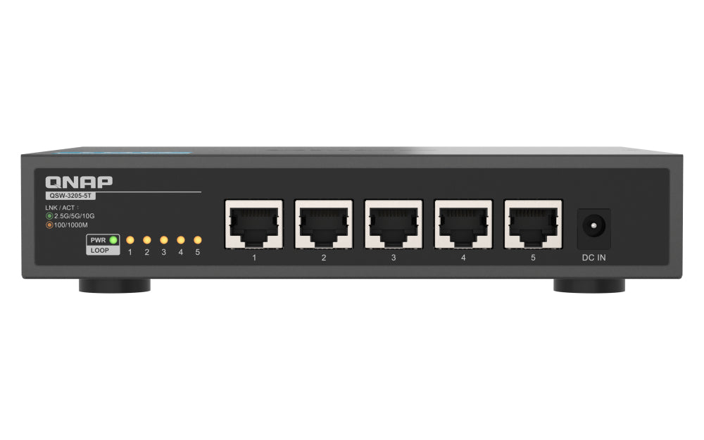 QNAP QSW-3205-5T Switch 5-porte 10 Gigabit Ethernet
